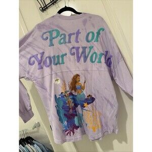 The Little Mermaid 2023 Part Of Your World Spirt Jersey SMALL